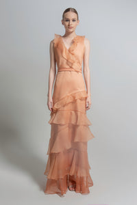 Vestido Joa terracota