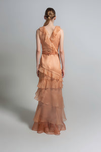 Vestido Joa terracota